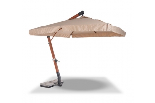 «Ливорно» зонт садовый 3х3м на боковой деревянной опоре